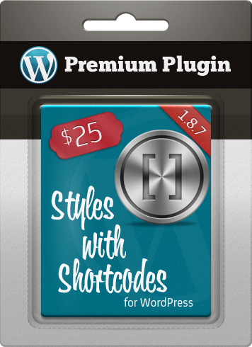 Premium Plugin Styles with Shortcodes for WordPress