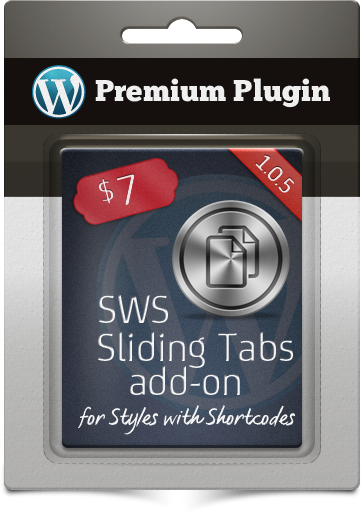 Premium Plugin SWS Sliding Tabs add-on for Styles with Shortcodes