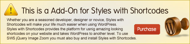 SWS jQuery Image Zoom add-on for Styles with Shortcodes