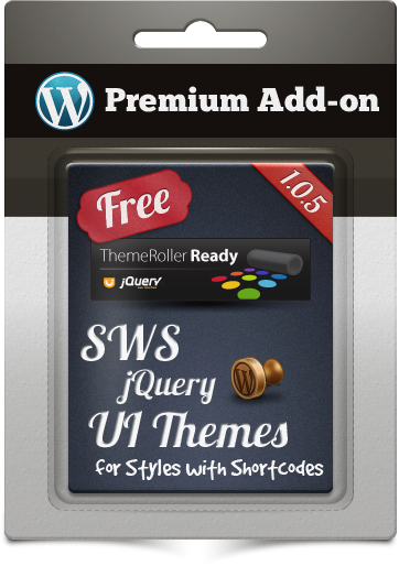 Premium Add-on SWS jQuery UI Themes for Styles with Shortcodes