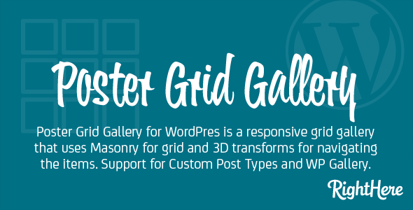 Poster Grid Gallery for WordPress