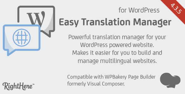 Easy Translation Manager for WordPress