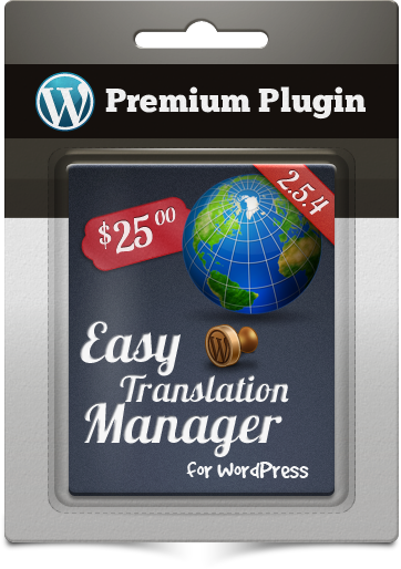 Premium Plugin Easy Translation Manager for WordPress