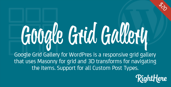 Google Grid Gallery for WordPress